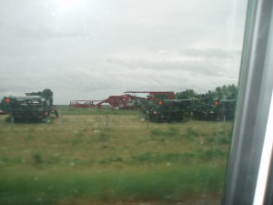 Potato equipment - SO cool to see being used at harvest.