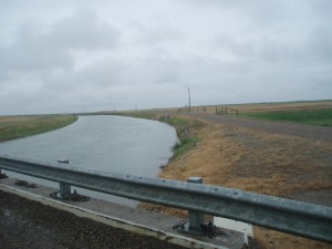 Big irrigation canal - taking water to all the little canals.
